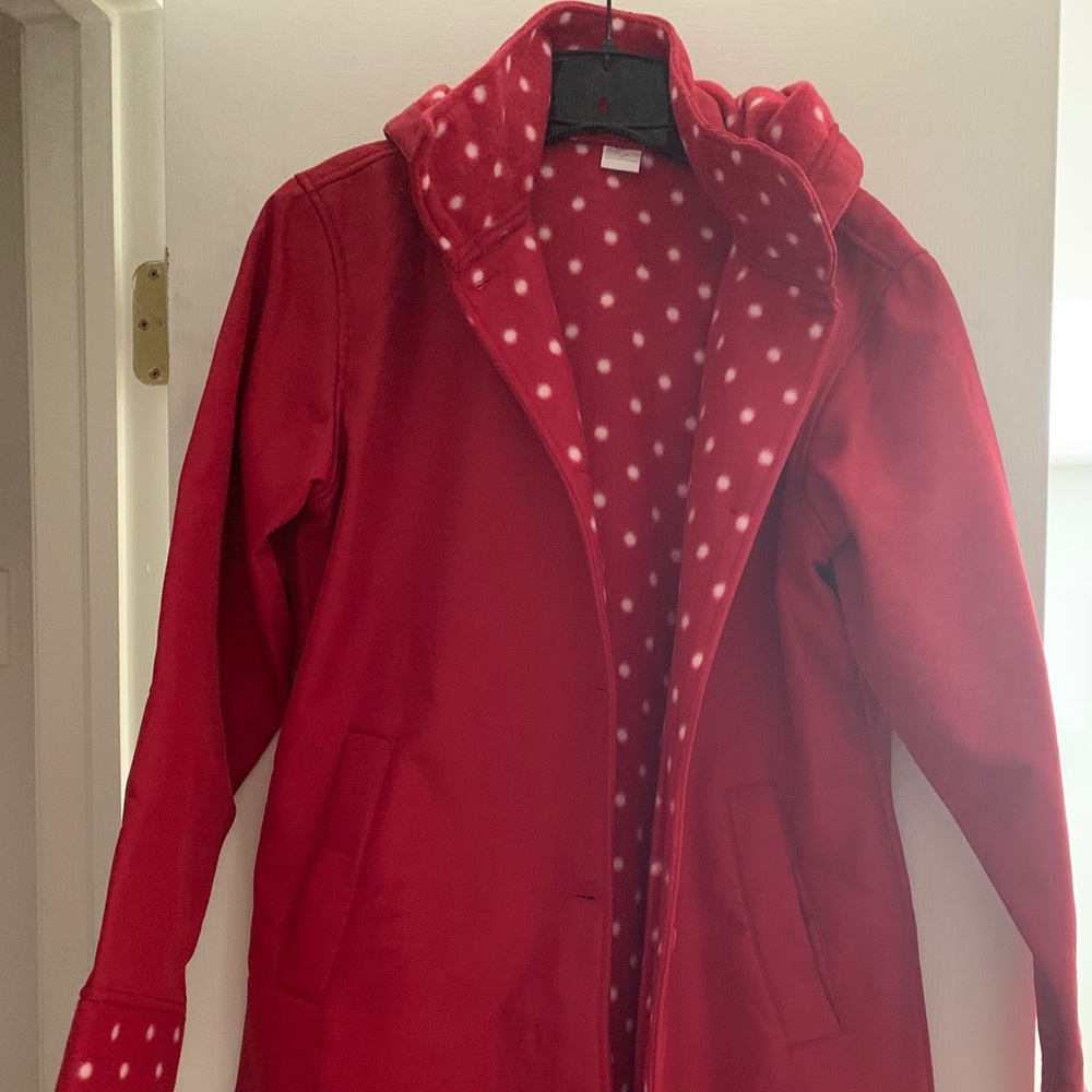 Fleece lined coat